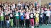 Gruppenbild der Sportler und Prüfer mit der Turn- und Leichtathletikabteilungsleiterin des TSV Wonfurt, Chris Wagenhäuser (ganz links im Bild).