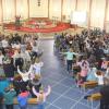 Ein stimmungsvoller Gottesdienst bildete den Abschluss des Kommunionkinder-Mitmachtages an der Florentinischule.