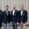 Auf dem Bild (von links): Neuer Vorstand der The Leading Golf Clubs of Germany Herbert Dürkop, Moritz Lampert, Bernhard May und Wolfgang Michel.