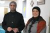 Die Vereinsvorstände Azis Chaib und Hajat Caidou heißen Besucher willkommen.