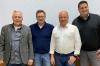 Die Mitglieder des TSV Rottenbauer bestätigten die Vorstände (von links): Wolfgang Scheyer, Rainer Dehmer, Jürgen Nicklaus und als Vorstandvorsitzenden Matthias Purucker in ihren Ämtern.