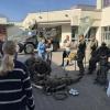 Die zweite Station widmete sich dem Thema Erste Hilfe. Nebenan war ein Mowag-Eagle-Fahrzeug der Bundeswehr aufgebaut