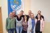 Gehen zusammen und engagiert in die Zukunft des Kirchschönbacher Sportvereins (v.l) Tanja Feth, Alfons Saugel, Anita Hildmann, Uwe Hildmann, Marion Genser, Corbinius Gehring, Silvia Hildmann, Carina Rodamer, Dominik Buhr.