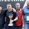 Ehrung der Vereinsmeister des TTC Unterzettlitz (v. li.): Rainer Holzschuh (Trostrunden Sieger), Stefan Brandl (3. Platz), Christian Weber (1. Platz), Klaus Trütschel (2. Platz), Markus Hellmuth (4. Platz) und 1. Vorsitzender Michael Werner.