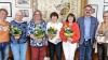Neuwahl und Ehrungen: (von links) Dana Paech (2. Vorsitzende), Erna Schupp (30 Jahre Mitglied und frühere Vorsitzende), Herta Fischer (zehn Jahre), Lena Ney (Schriftführerin), Christa Müller (Kassiererin), Bürgermeister Harald Hofmann und Angela Buban (1. Vorsitzende).