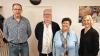 Die Vorsitzende Brigitte Mathes (rechts) und ihr Stellvertreter Lothar Nürnberger (von links) bedankten sich bei Gerhard und Gisela Grimm für die langjährige Mitarbeit im Diebacher Gartenbau- und Heimatpflegeverein.