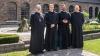 Abt Michael Reepen, Br. Lukas Grote, Br. Joseph Ritter und Novizenmeister P. Frank Möhler