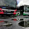 Der NVM macht Bus- und Bahnfahrten in ganz Mainfranken mit einem einzigen Ticket möglich. Das Bild zeigt den Busbahnhof in Würzburg - eine Drehscheibe im regionalen Nahverkehr.