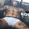 David Beckham modelt auch für andere Modemarken. Etwa für Hugo Boss.  