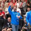 Die Mannschaft von Füchse-Trainer Jaron Siewert (M) gewann auch das Rückspiel gegen Aalborg. Die Mannschaft von Füchse-Trainer Jaron Siewert (M) gewann auch das Rückspiel gegen Aalborg.