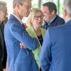 Altbürgermeisterin Gudrun Grieser besucht am Mittwoch, 30. April 2025, das Richtfest im Theater in Schweinfurt. Das Theater wird derzeit saniert, die Wiedereröffnung des Haupthauses ist für Oktober 2027 geplant. 