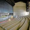 Blick in den Besucherraum des Theaters in Schweinfurt am Mittwoch, 30. April 2025. Das Theater wird derzeit saniert, die Wiedereröffnung des Haupthauses ist für Oktober 2027 geplant. 
