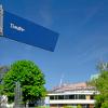 Blick auf das Stadttheater in Schweinfurt beim Richtfest am Mittwoch, 30. April 2025. Das Theater wird derzeit saniert, die Wiederer√∂ffnung des Haupthauses ist f√ºr Oktober 2027 geplant. 