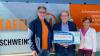 Auf dem Bild von links: Ernst Gehling (Tafel SW), Norbert Bock (LIDL), Brigitte Stühler (Tafel SW).