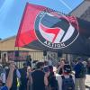 Die Würzburger Kabarettistin Birgit Süß führte erstmals auch eine Schweinfurt-Version des alten Partisanen-Liedes "Bella Ciao" auf. 