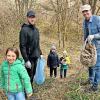 Auch Kinder machten bei der Aktion mit.
