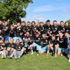 Sie haben es geschafft: Die Spielgemeinschaft des TSV Knetzgau und der DJK Oberschwappach ist Meister der Kreisliga 2 und steigt somit wieder in die Bezirksliga auf. 