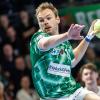 Welthandballer Mathias Gidsel war auch gegen Bietigheim bester Berliner Werfer.