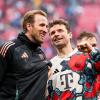 Gegen Leipzig holten die Bayern nur ein Remis - weil Leverkusen aber ebenfalls nur unentschieden gegen Freiburg spielte, sind die Bayern zum 34. Mal Meister. 