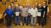 Auf dem Foto von links: Karl-Heinz Rummel (Vorsitzender 2017 bis 2025), Helmut Werthmann (Vorsitzender), Karl Betz (Ehrenmitglied), Christian Zeißner (Bürgermeister), Thomas Chalupka (besondere Verdienste), Josef Hammer und Johann Schubert (25 Jahre), Max Heller und Franz Brehm (40 Jahre), Thomas Fenn (25 Jahre), Thomas Stanjek (Kassier).