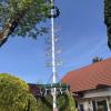 Die Maibaum-Kommission ist mit insgesamt sieben Gruppen in Memmingen und im Unterallgäu unterwegs gewesen. 
