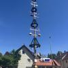 Die Maibaum-Kommission ist mit insgesamt sieben Gruppen in Memmingen und im Unterallgäu unterwegs gewesen. 