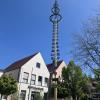 Die Maibaum-Kommission ist mit insgesamt sieben Gruppen in Memmingen und im Unterallgäu unterwegs gewesen. 
