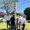 Die Maibaum-Kommission ist mit insgesamt sieben Gruppen in Memmingen und im Unterallgäu unterwegs gewesen. 