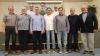 Vorne von links: Andreas Müller, Julius Sennfelder, Markus Heusinger von Waldegge, Georg Diehm, Johannes Ratzinger, Heinz Krapf, Vizepräsident Heinz Amling; hinten von links: Robert Schmidt, Linus Heusinger von Waldegge, Gerhard Häfner.