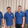 Der neue Vorstand (von links) Oliver Nebes (Kassier), Alexander Faust (Erster Vorsitzender), Florian Geier (Zweiter Vorsitzender) und Benjamin Frank (Schriftführer).