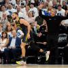 Stephen Curry hat sich in der Playoff-Serie gegen die Minnesota Timberwolves verletzt.