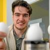 Der Würzburger Erwin Rapp möchte hundert Eier bei hundert Fremden in Würzburg kochen.