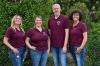 Beim Musikverein Erbshausen-Sulzwiesen wurden (von links) Michaela Schraut (Schriftführerin), Michaela Walter (2. Vorsitzende), Jörg Rath (1. Vorsitzender) und Hedwig Issing (Kassiererin) erneut gewählt.