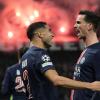 Die PSG-Torschützen Fabian Ruiz (rechts) und Achraf Hakimi. Die PSG-Torschützen Fabian Ruiz (rechts) und Achraf Hakimi.