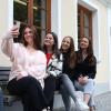 Zur Abwechslung steht das Social Media Team des Musikvereins Lamerdingen vor der Kamera: (von links) Janina Vogt, Kathrin Klöck, Jana Gayer und Sophia Strauß. 