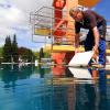 Noch laufen im Freibad im Jordanbadepark Vorbereitungen. Doch bald startet in Kaufbeuren die Open-Air-Badesaison.