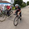 Melchior Müller aus Buxheim (Bildmitte) will am 27. und 28. Juni zusammen mit möglichst vielen Mitstreitern eine rechnerische Weltumrundung auf dem Rad schaffen. Das Bild entstand im Jahr 2023 bei Müllers Benefizaktion „In 50 Stunden nonstop von Flensburg nach Oberstdorf“. 