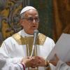 Der neu gewählte Papst Leo XIV. konzelebriert die Messe mit dem Kardinalskollegium in der Sixtinischen Kapelle im Vatikan am Tag nach seiner Wahl zum 267. Pontifex der römisch-katholischen Kirche.