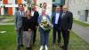 Haben feierlich das Albert-Schweitzer-Haus eröffnet (von links): Landrat Florian Töpper, Krankenhausdirektorin Christian Werthmann, Wernecks Bürgermeister Sebastian Hauck, Heimleiterin Verena Michel-Öftring, der ärztliche Direktor des psychiatrischen Krankenhauses, Prof. Dr. Maximilian Gahr, der Geschäftsleiter der Krankenhäuser und Heime, Jürgen Oswald, und Bezirkstagspräsident Stefan Funk.