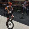 Einradfahrer waren auch am Start.