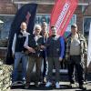 Freude über das neue Übungsgewehr (von links): Fritz Hofmann (OMI), Hubertus Rücker, Holger Diemer, Felix Weihrauch und Carl-Christian Bittorf.