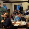 Rege Diskussion nach Ende der offiziellen Veranstaltung. Die Ereignisse von 1525, aber auch die spätere Repetion im Wandel der Zeiten wurde heiß diskutiert.
