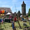 Eine herrliche Kulisse für den 12. Blumenmarkt „Fleurs & Flair“ am Samstag, 31. Mai, bietet erneut die Kirchenburg in Ostheim. 