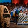 Schülerinnen und Schüler der Grund- und Mittelschule Weiler führen das Musical "Ufo - kein Wunsch ist uns schnuppe" auf. Schülerinnen und Schüler der Grund- und Mittelschule Weiler führen das Musical "Ufo - kein Wunsch ist uns schnuppe" auf.
