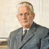 Ein Gemälde vom früheren Kemptener Oberbürgermeister August Fischer hängt im Rathaus. Die Kommission für Erinnerungskultur beschäftigt sich aktuell mit dessen Rolle während der NS-Zeit.