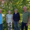 Gehören zur Karlstadter Gruppe der Wohnprojektinitiative Wohnen in Gemeinschaft: (von links) Rolf Kellermann, Helga Diettrich, Anna Steger, und Vorstand Jürgen Klein.