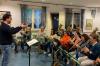 Erster Probeabend der Musikkapelle Gambach.