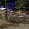 Ein Auto ist in Barcelona eine wartende Menge von Fußballfans gefahren. Dabei wurden nach Angaben der Polizei 13 Menschen verletzt. Die Polizei geht von einem Unfall aus.