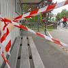 Das Dach des Bushaltestellenhäuschens in der Rottachstraße ist seit einem Verkehrsunfall einsturzgefährdet.