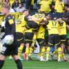 Der BVB jubelt über das 3:0.